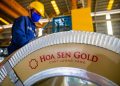tôn hoa sen gold